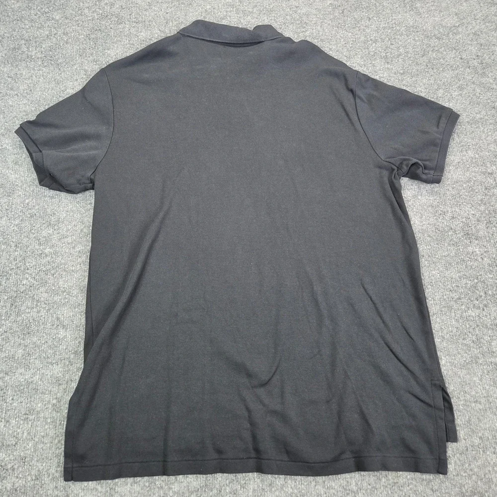 POLO Ralph Lauren Custom Fit‎ Mens Short Sleeve Polo Shirt Preppy 100% Cotton XL